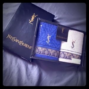 YSL small hand towels